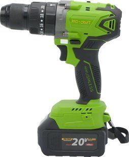 Шуруповерт акумуляторний ProCraft Industrial PA-18 BL Extra 114561135 фото