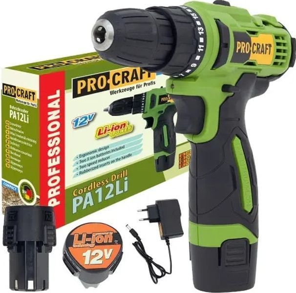Шуруповерт Procraft PA12Li COMPACT 114561177 фото