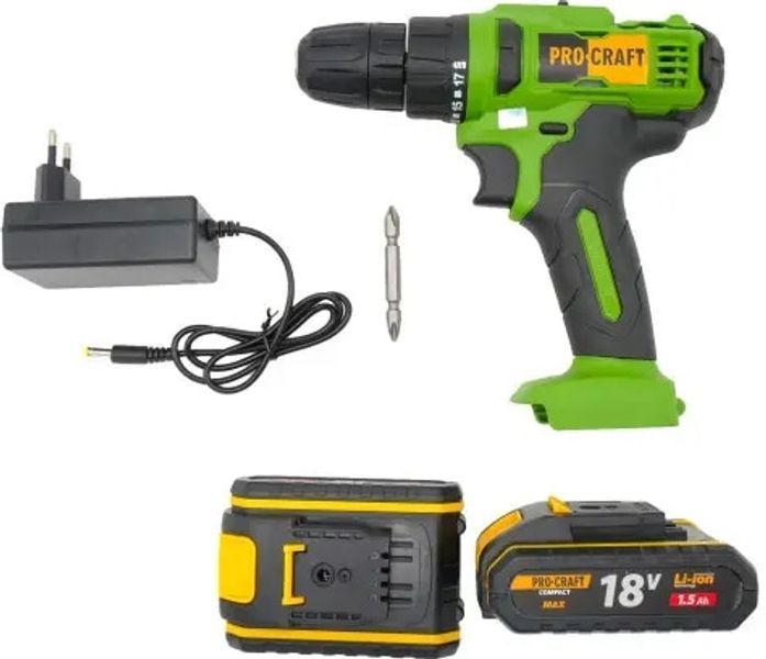 Шуруповерт Procraft PA18C COMPACT 114561342 фото
